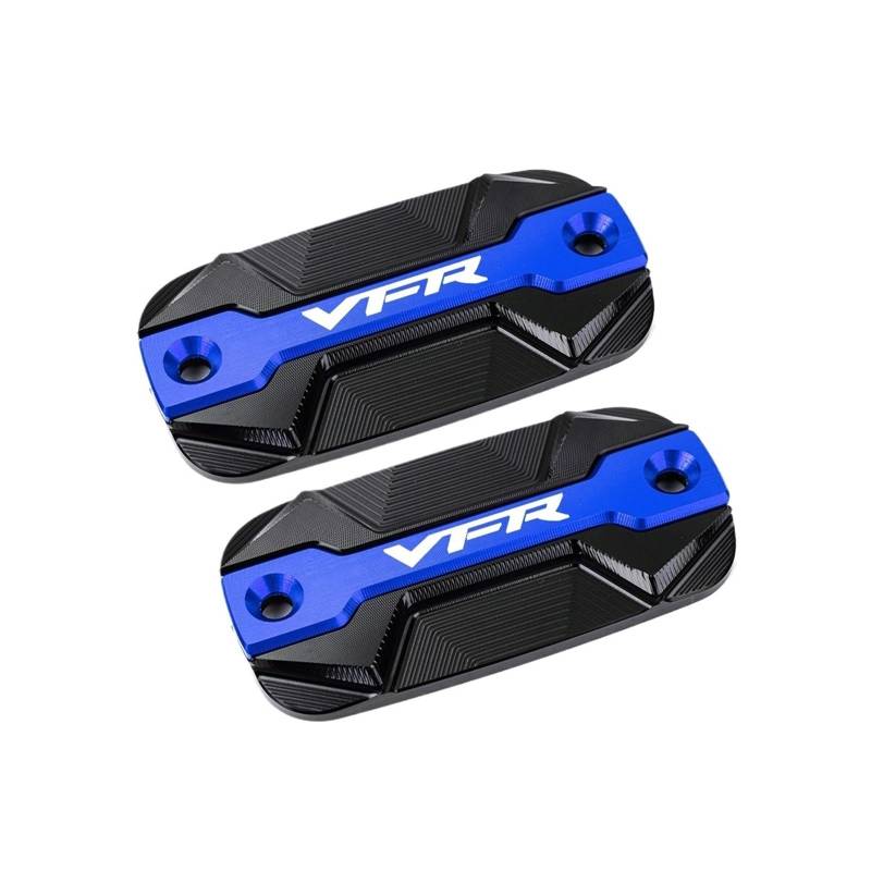 Motorrad Bremsflüssigkeitsbehälter Abdeckung Vorne Kupplung Brems Flüssigkeit Reservoir Abdeckung Geeignet Für VFR 800 1200 800X/f 1200x(2 Blue) von BLBLXQBL