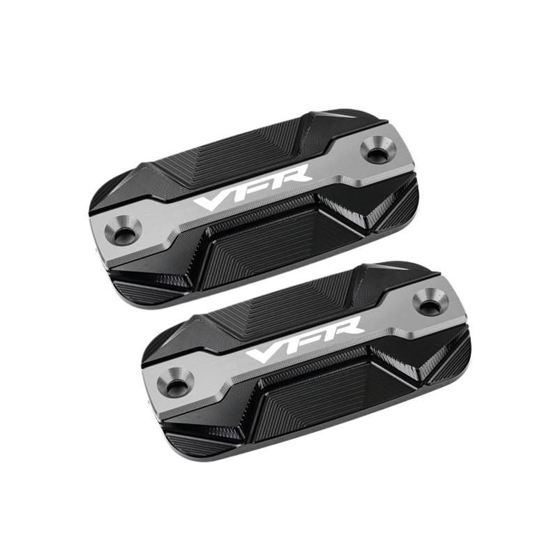 Motorrad Bremsflüssigkeitsbehälter Abdeckung Vorne Kupplung Brems Flüssigkeit Reservoir Abdeckung Geeignet Für VFR 800 1200 800X/f 1200x(2 Grey) von BLBLXQBL