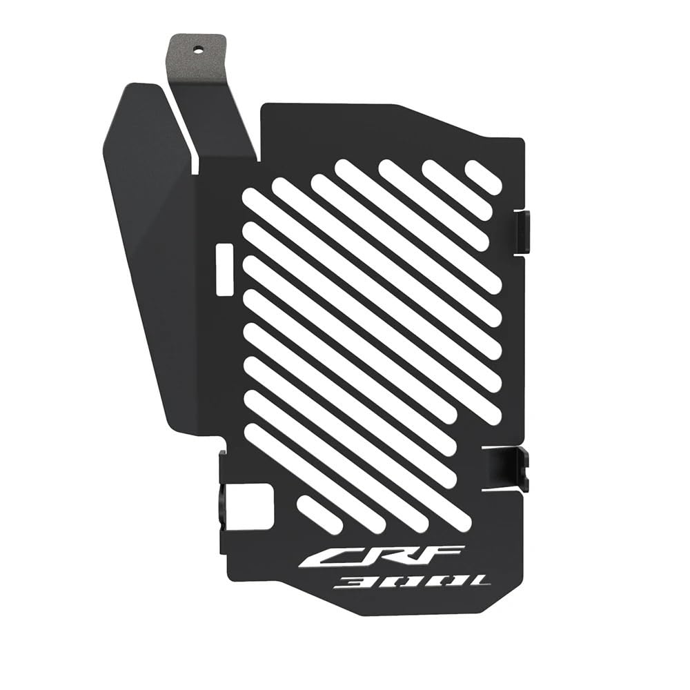 Motorrad KühlerSchutz Kühlergrill Geeignet Für CRF 300L 2021 2022 2023 2024 2025 Motorrad-Kühlerschutz Ölkühlerabdeckung Kühlergrillschutz(Black 300) von BLBLXQBL