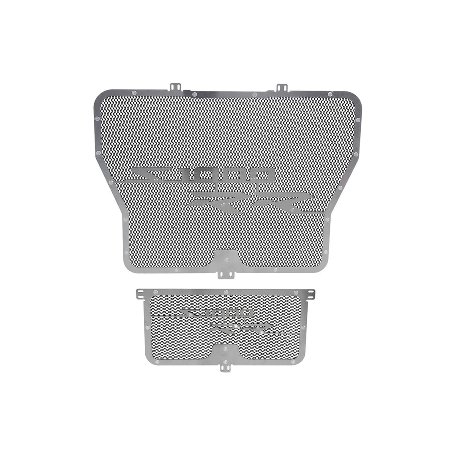 Motorrad KühlerSchutz Kühlergrill Geeignet Für S1000RR 2009–2018 Motorrad-Kühlerschutzgitterabdeckung(Silver) von BLBLXQBL