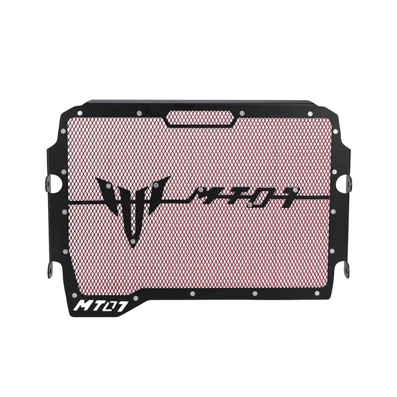 Motorrad KühlerSchutz Kühlergrill Kühlerschutzgitter Schutzgitter Passend Für MT 07 MT07 MT-07 2018 2019 2020 2021 2022 2024 2023(Red) von BLBLXQBL