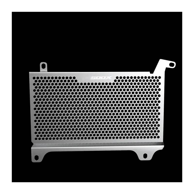 Motorrad KühlerSchutz Kühlergrill Motorradzubehör Kühlergrillschutzabdeckung Schutzschutz Passend Für CB 500 X CB500 X 2022 2023 2024(Silver X) von BLBLXQBL