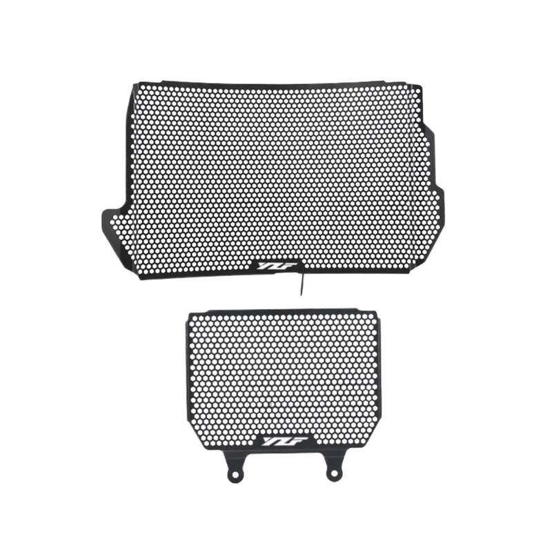 Motorrad KühlerSchutz Kühlergrill Motorradzubehör Kühlerschutzgitterabdeckung Ölkühlerschutz Passend Für YZF R1 R1M 2015-2025(Black Y) von BLBLXQBL