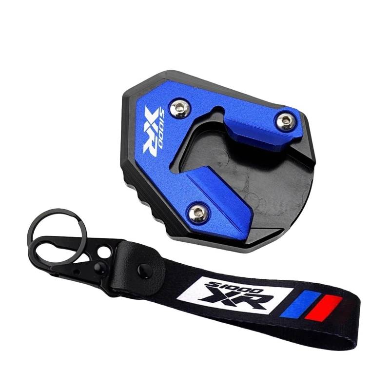 Motorrad Ständer Unterlage Motorrad-Schlüsselanhänger Ständer-Vergrößerungsplatte Passend Für S1000XR 2017–2019(Blue 2) von BLBLXQBL