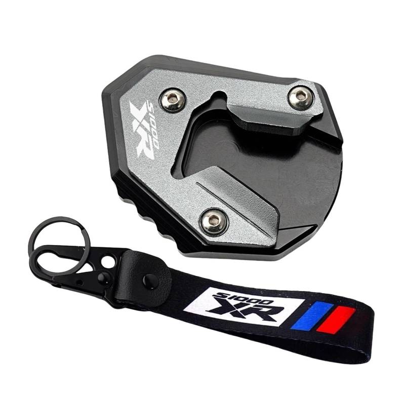 Motorrad Ständer Unterlage Motorrad-Schlüsselanhänger Ständer-Vergrößerungsplatte Passend Für S1000XR 2017–2019(Grey 2) von BLBLXQBL