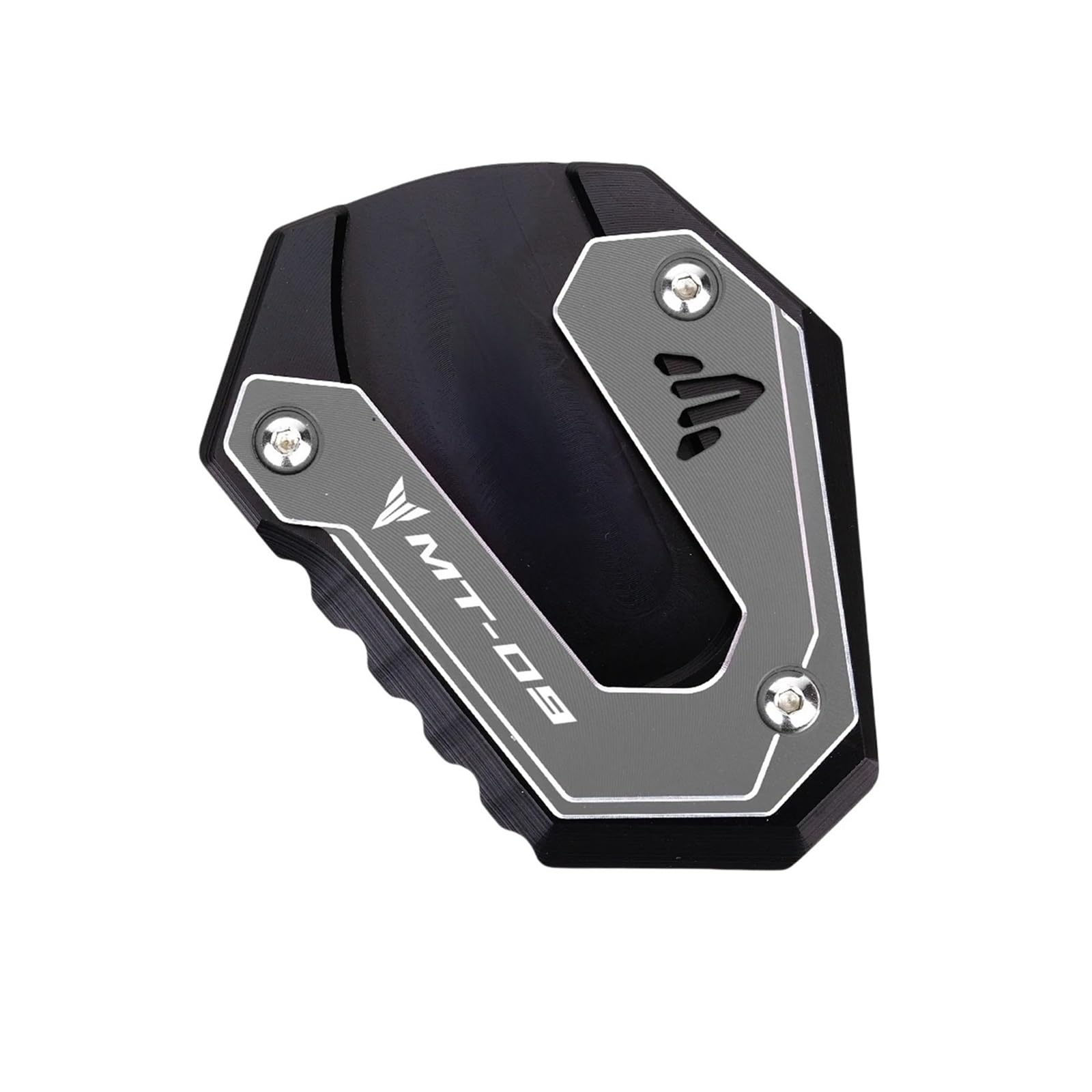 Motorrad Ständer Unterlage Passend Für MT 09 2014-2025 Seitenständer Vergrößern Ständer Verlängerungsplatte Schlüsselanhänger(Dark Grey) von BLBLXQBL