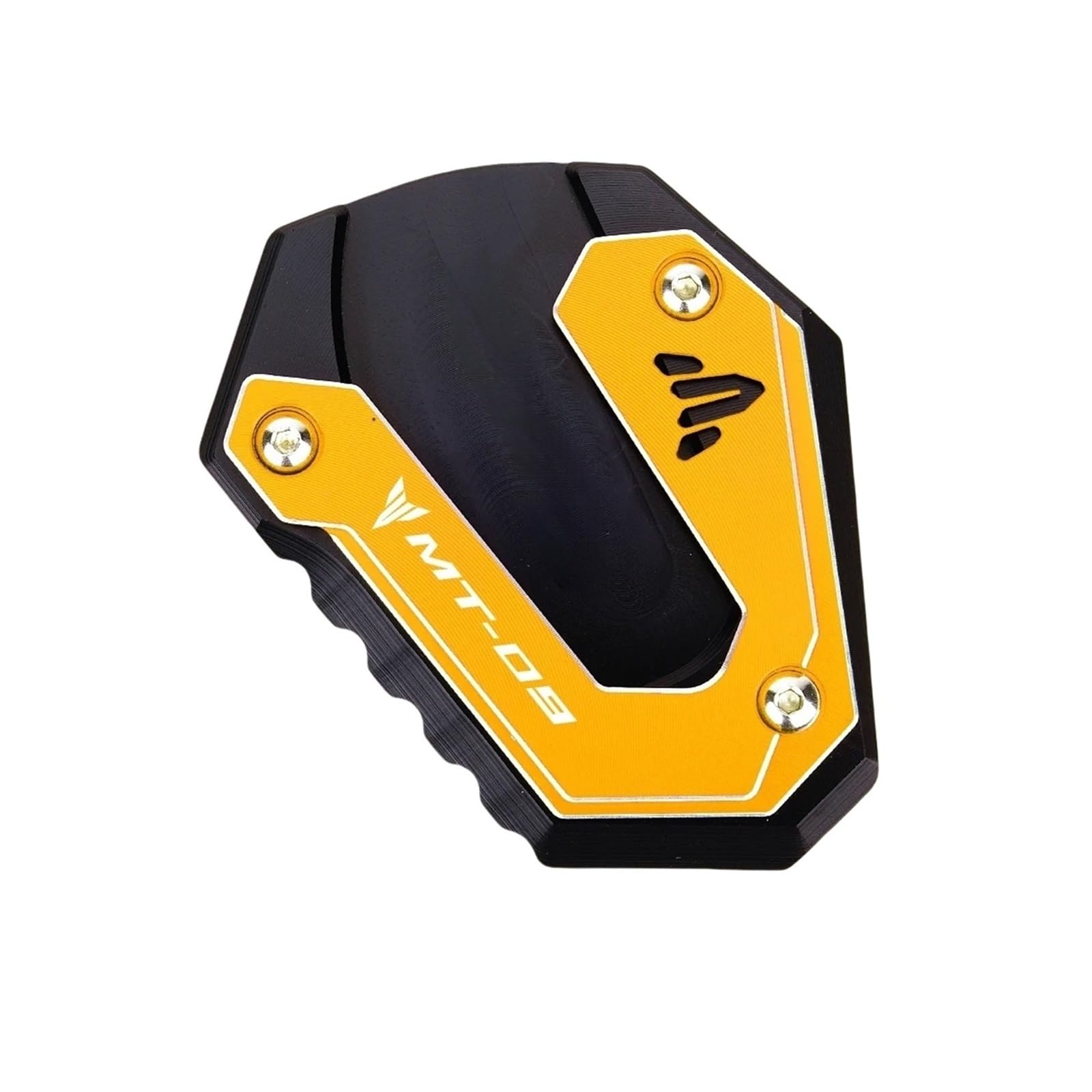 Motorrad Ständer Unterlage Passend Für MT 09 2014-2025 Seitenständer Vergrößern Ständer Verlängerungsplatte Schlüsselanhänger(Gold) von BLBLXQBL