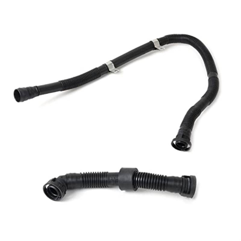 Für A3 S3 TT 1.8T 8L0 133 817,8L0133817 1997 1998 1999 2000 2001 2002-2004 Lufteinspritzpumpe Sekundäres Autoansaugschlauchrohr 2 Stück Motorhauben-Entlüftungshutze von BLBNEZBZTY