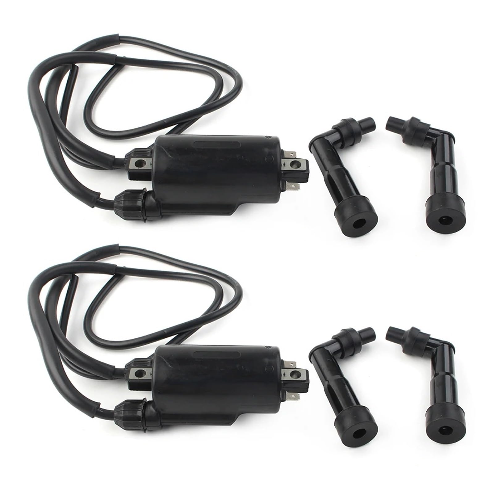 Für Kawasaki Für KZ550 Für ZX550 Für ZX900 Motorrad Zündspulen Kappen Und Draht Leistung Teile Einheit Ersatz Zubehör Motorrad Zündspule(2 Sets) von BLBNEZBZTY