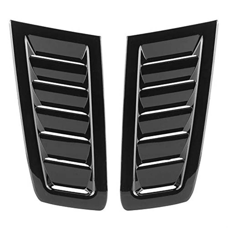 Für RS MK2 ABS Auto Motorhaube Entlüftungshaube Entlüftungsöffnung passt Motorhauben-Entlüftungshutze(Bright blackSI-AT26105) von BLBNEZBZTY