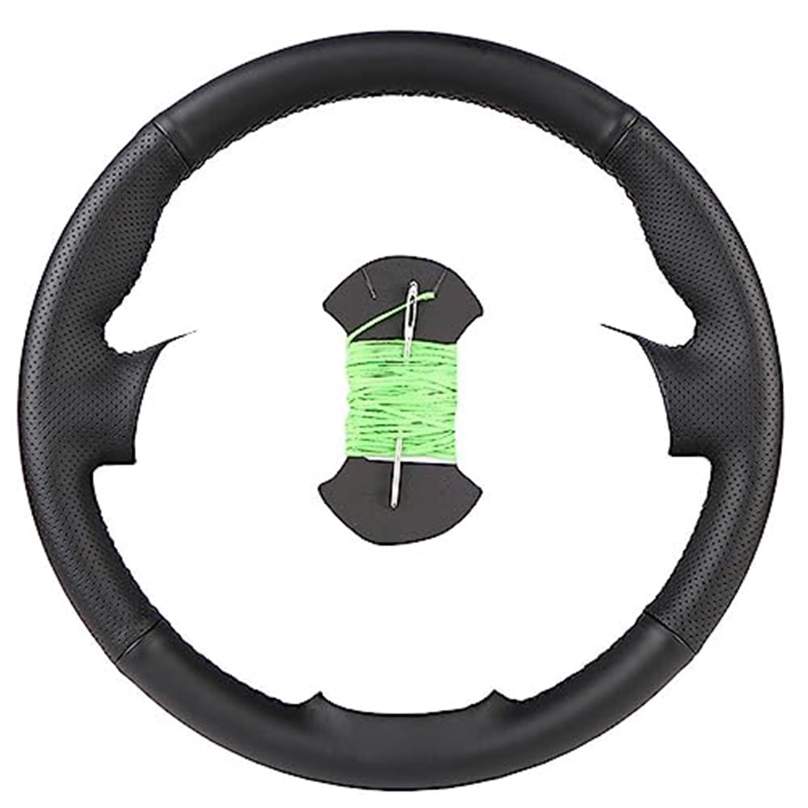 Lenkradschutz Für Citroen Für Berlingo 2008-2016 Für Jumpy 2009-2016 Leder DIY Auto Lenkrad Abdeckung Lenkung deckt Rad Auto-Lenkradbezug(Green) von BLBNEZBZTY