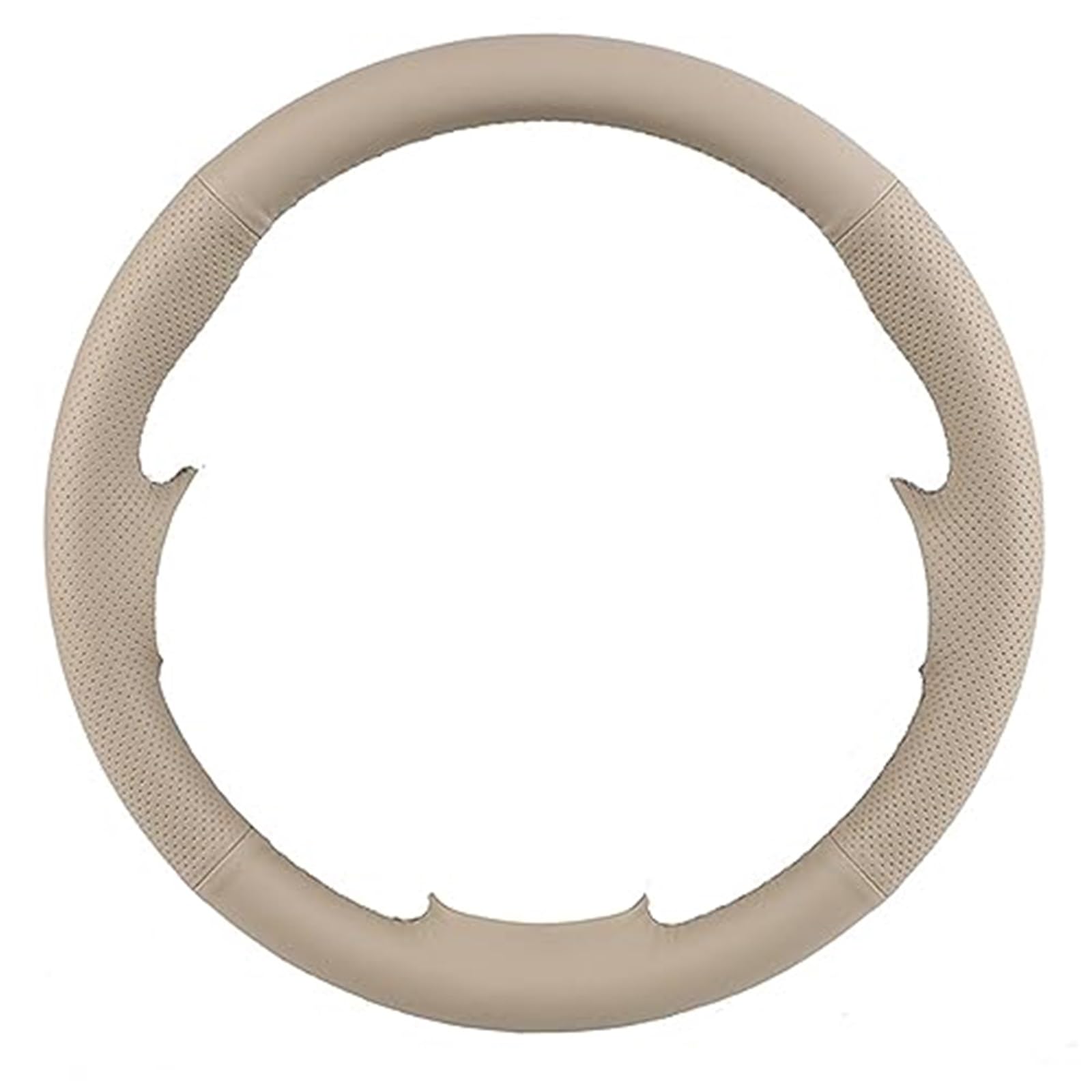 Lenkradschutz Für FIAT Für Scudo 2010 2011 2012 2013 2014 2015 2016 Handgenähte Autolenkradabdeckung Lenkradabdeckung Auto-Lenkradbezug(‎Beige) von BLBNEZBZTY