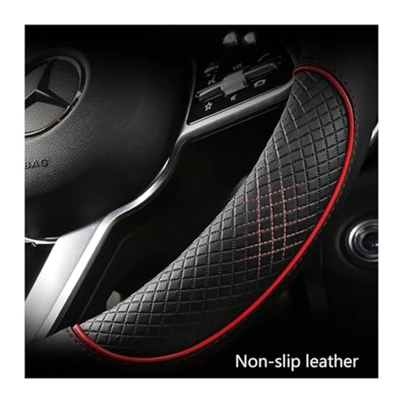 Lenkradschutz Für Sitz Für Tarraco Für Arona Für Ateca Für Ibiza Für Toledo Für MII Für Leon Für Arosa Für Exeo ST Auto Lenkrad Abdeckung Auto-Lenkradbezug(Coffee D Shape) von BLBNEZBZTY