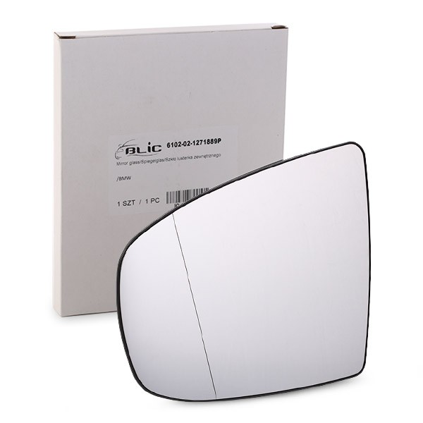 BLIC Außenspiegelglas BMW 6102-02-1271889P 51167174979,51167298157 Spiegelglas,Spiegelglas, Außenspiegel von BLIC