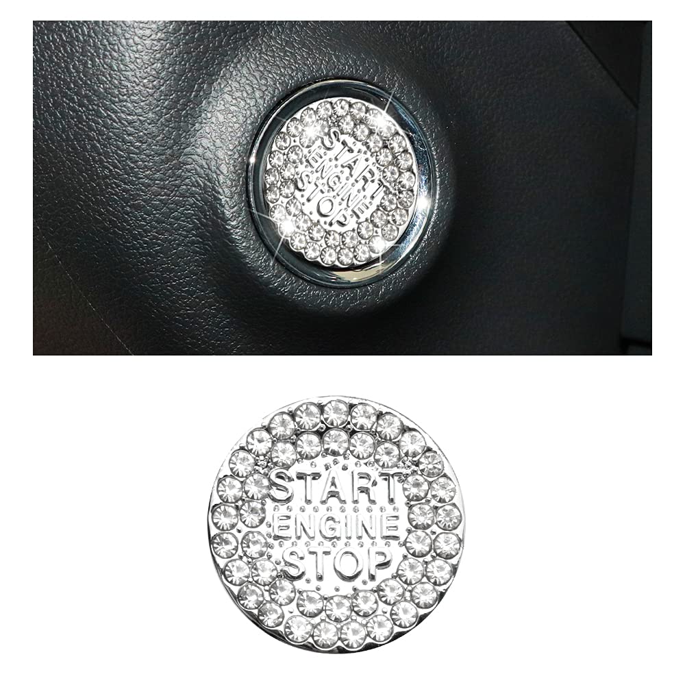 BLINGOOSE für Skoda Zubehör Glitzer Start Stop Knopf Abdeckung Aufkleber Octavia Kodiaq Superb Fabia Karoq Auto Innenraum Dekoration Accessoires 1 Stücke BLINGOOSE für Skoda Zubehör Glitzer Start Stop Knopf Abdeckung Aufkleber Octavia Kodiaq Superb Fabia Karoq Auto Innenraum Dekoration Accessoires 1 Stücke von BLINGOOSE
