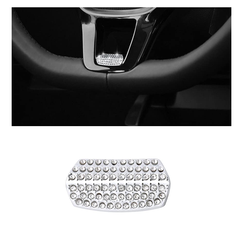 BLINGOOSE für VW Golf 7 Zubehör Tiguan Passat Jetta Arteon Atlas Glitzer Lenkrad Abdeckung Trimmen Bling Volkswagen Car Innenraum Aufkleber 1 Stücke BLINGOOSE für VW Golf 7 Zubehör Tiguan Passat Jetta Arteon Atlas Glitzer Lenkrad Abdeckung Trimmen Bling Volkswagen Car Innenraum Aufkleber 1 Stücke von BLINGOOSE