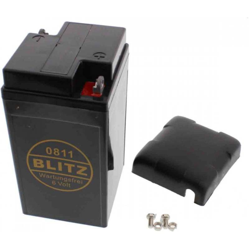 Blitz 6123024 motorradbatterie 0811 gel schwarz 6v von BLITZ