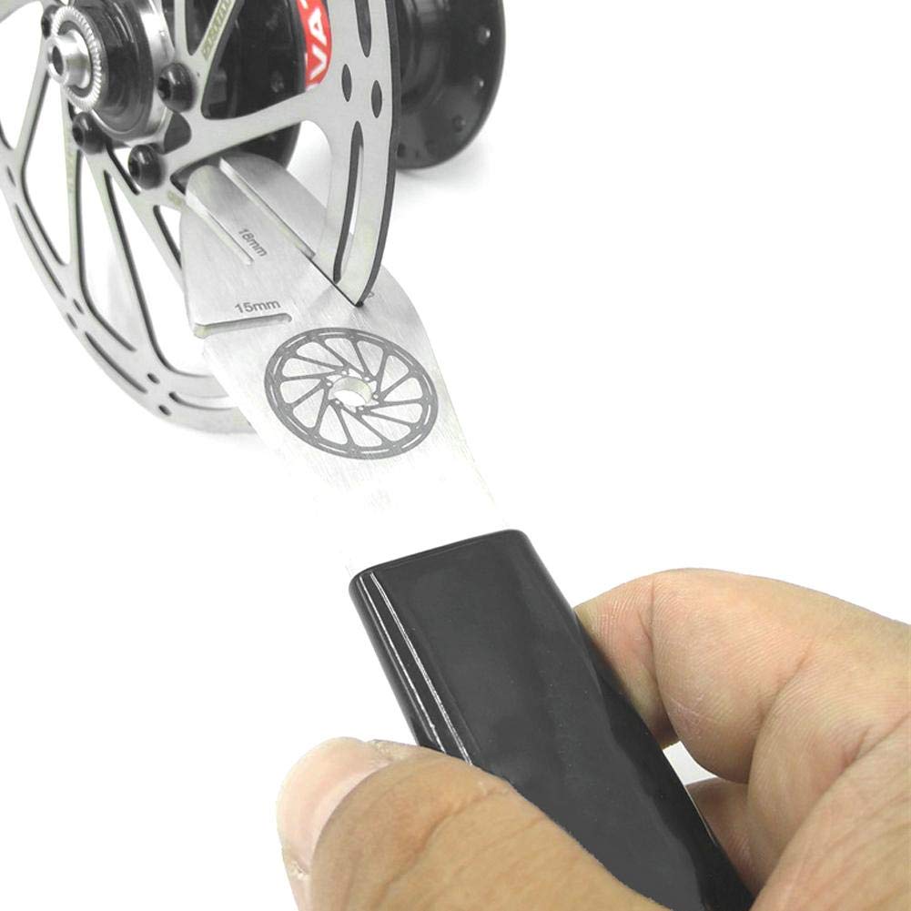 BLLBOO Discke Brake Pad RepairingTool,Fahrrad Bremsscheiben Einsteller Edelstahl Richtwerkzeug Bremse für Mountainbike Reparatursatz Repairing von BLLBOO