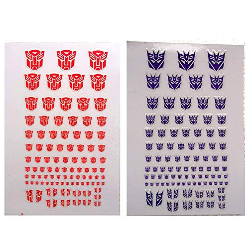 BLOUR Decepticons Autobots G1 90+ Symbol Aufkleber Aufkleber für benutzerdefinierte COOL DIY Szene Zubehör 0,6 * 0,6-1,5 * 1,5 cm Dekoration Kinder Geschenke von BLOUR