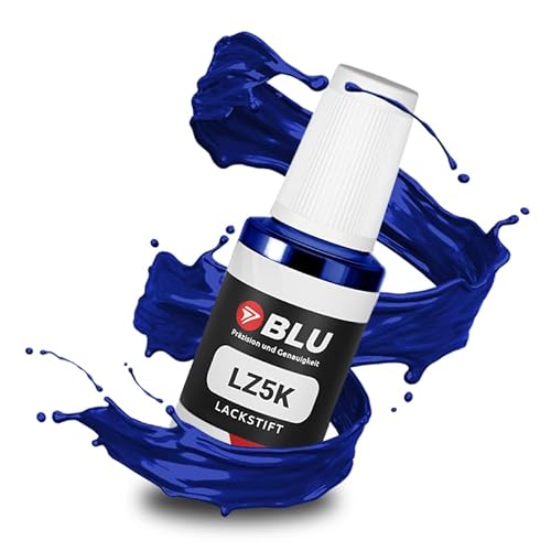BLU Auto Lackstift Blau kompatibel für Audi LZ5K BLAU SANTORINBLAU | Auto Lack Reparatur Ausbesserungslack von BLU