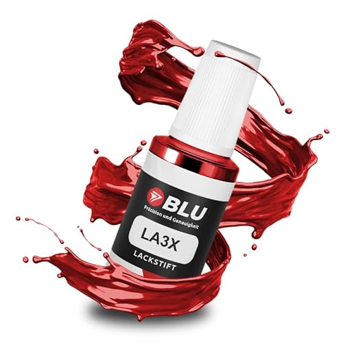 BLU Auto Lackstift Rot kompatibel für VW LY3D ROT Tornadorot | Auto Lack Reparatur Ausbesserungslack von BLU