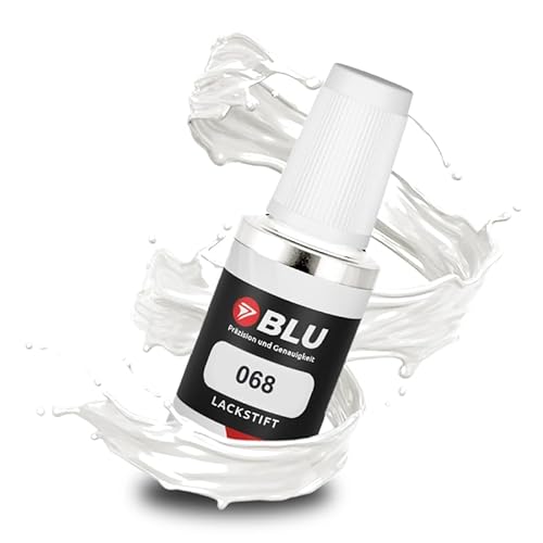 BLU Auto Lackstift Weiß kompatibel für Toyota 068 Weiss POLARWHITE PIANOWEISS | Auto Lack Reparatur Ausbesserungslack von BLU