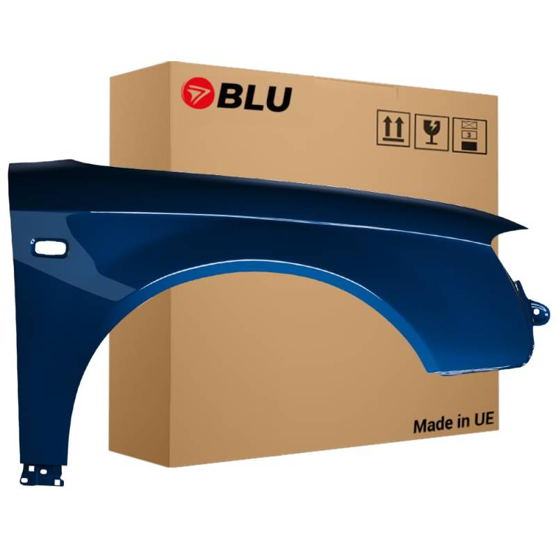 BLU Kotflügel Passend für Audi A4 B7 LZ5C Rechts Blau | 2004-2008 | Vorderseite Vorne | Lackiert | Einbaufertig von BLU