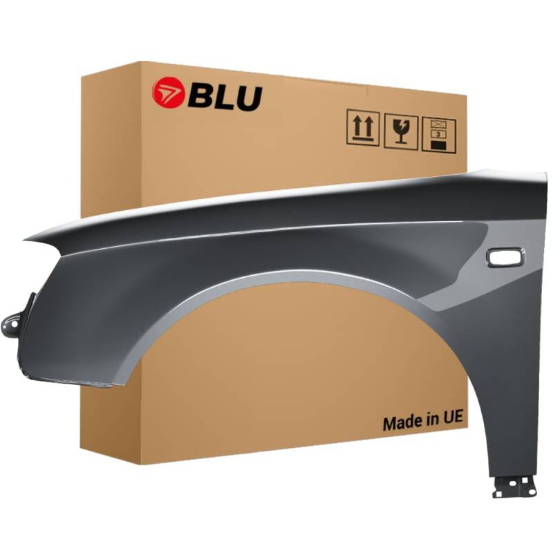 BLU Kotflügel Passend für Audi A4 B7 LZ7S Links Grau | 2004-2008 | Vorderseite Vorne | Lackiert | Einbaufertig von BLU