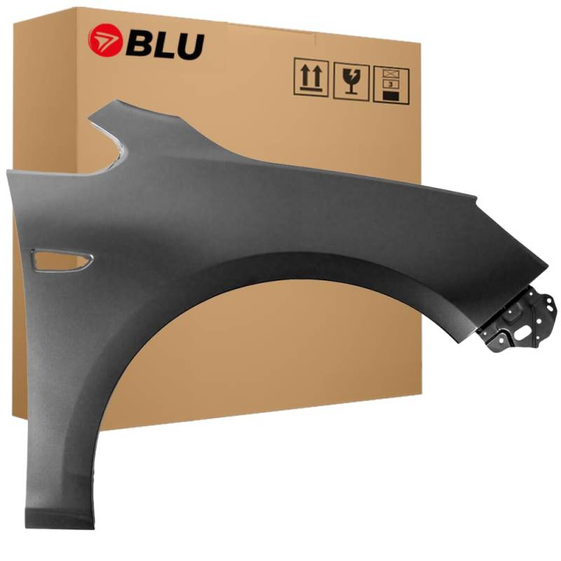BLU Kotflügel Passend für Opel Astra J 4 IV Z177 Rechts Grau | 2009- | Vorderseite Vorne | Lackiert | Einbaufertig von BLU