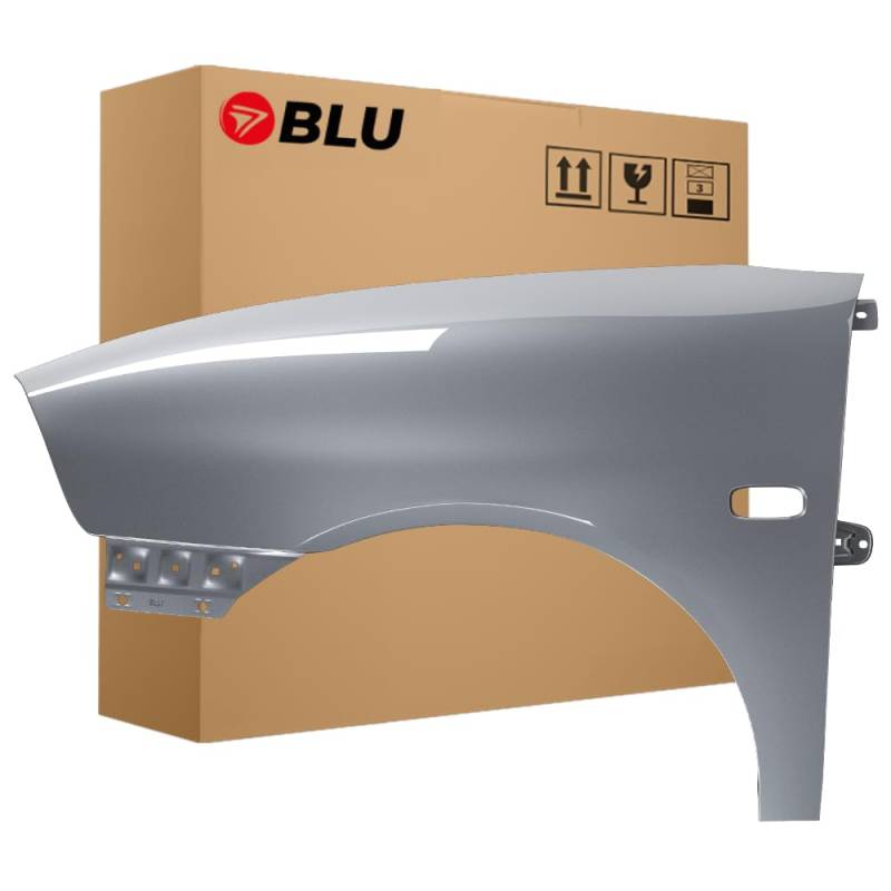 BLU Kotflügel Passend für Seat Ibiza Cordoba (6L - III 3. Generation) LS7Y Links Silber | 2002-2008 | Vorderseite Vorne | Lackiert | Einbaufertig von BLU