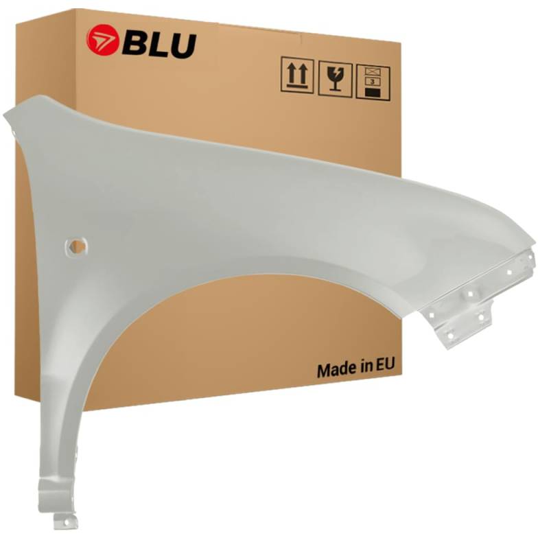 BLU Kotflügel Passend für Skoda Fabia I (6Y) LF7T Rechts Silber | 1999-2007 | Vorderseite Vorne | Lackiert | Einbaufertig von BLU
