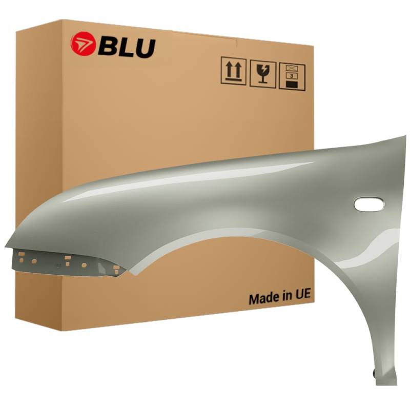 BLU Kotflügel Passend für Volkswagen Bora 1J1 1J6 LB7Z Links Silber | 1998-2005 | Vorderseite Vorne | Lackiert | Einbaufertig von BLU