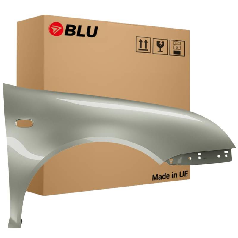 BLU Kotflügel Passend für Volkswagen Bora 1J1 1J6 LB7Z Rechts Silber | 1998-2005 | Vorderseite Vorne | Lackiert | Einbaufertig von BLU