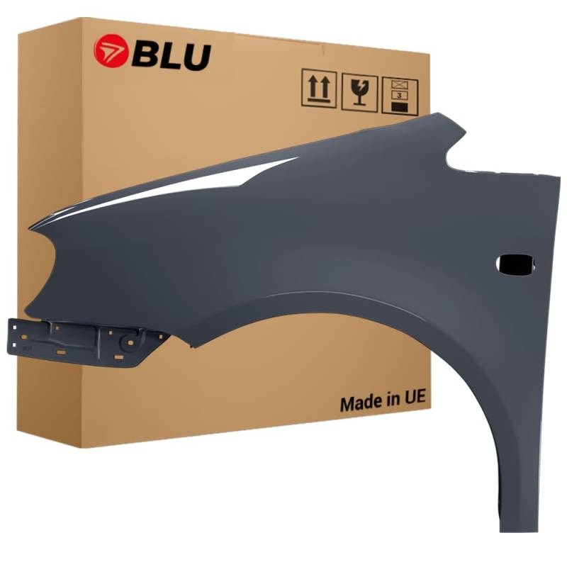 BLU Kotflügel Passend für Volkswagen Caddy III 3 2K LD7U Links Grau | 2004-2010 | Vorderseite Vorne | Lackiert | Einbaufertig von BLU