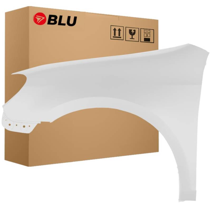 BLU Kotflügel Passend für Volkswagen GOLF VI 6 KOMBI LB9A Links Weiss | 2008-2016 | Vorderseite Vorne | Lackiert | Einbaufertig von BLU