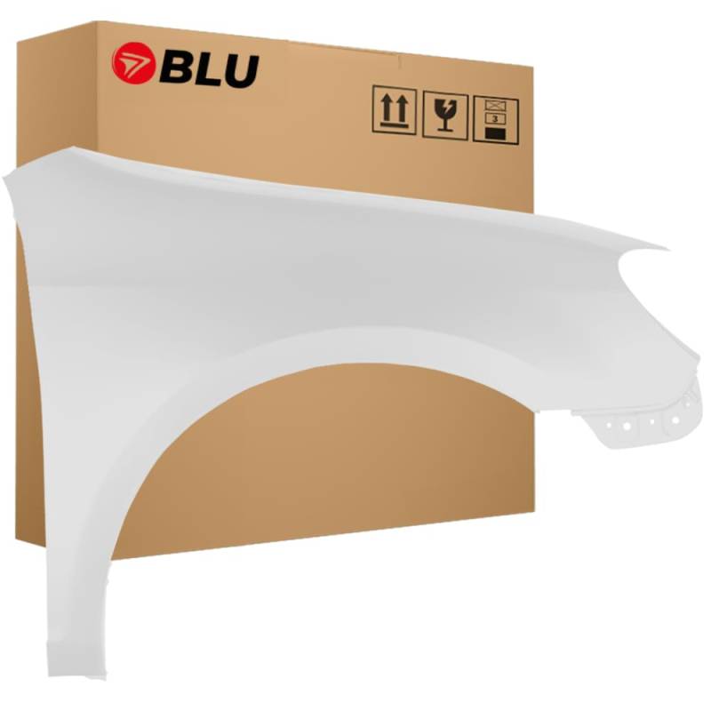 BLU Kotflügel Passend für Volkswagen GOLF VI 6 KOMBI LB9A Rechts Weiss | 2008-2016 | Vorderseite Vorne | Lackiert | Einbaufertig von BLU