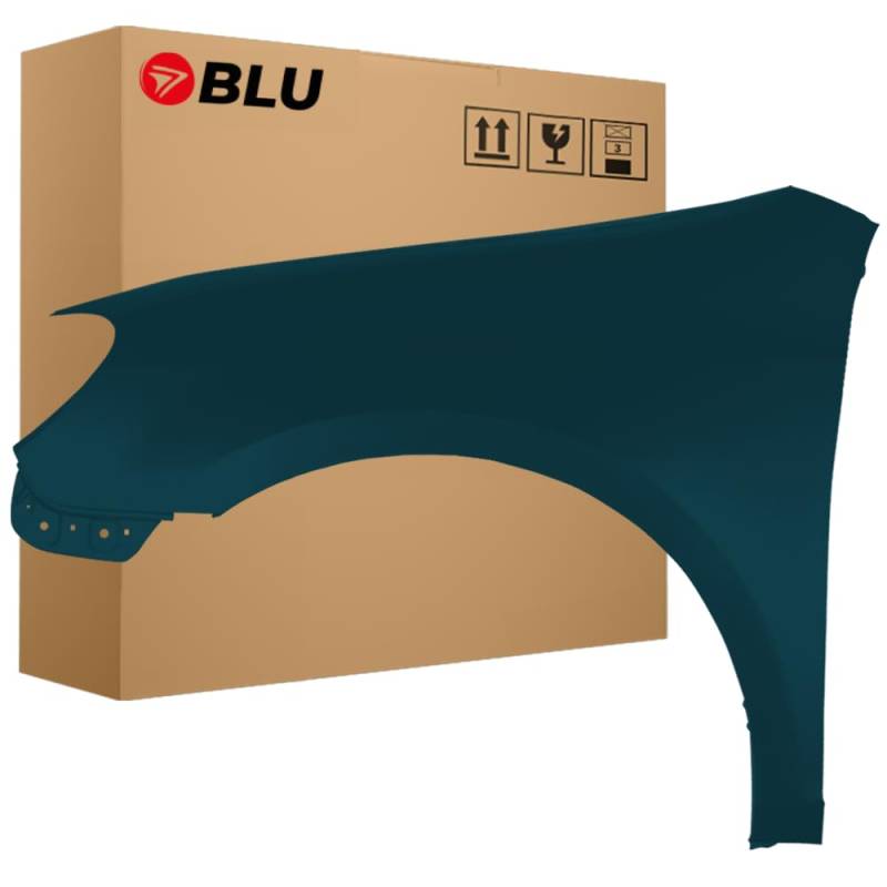 BLU Kotflügel Passend für Volkswagen GOLF VI 6 KOMBI LC5F Links Blau | 2008-2016 | Vorderseite Vorne | Lackiert | Einbaufertig von BLU