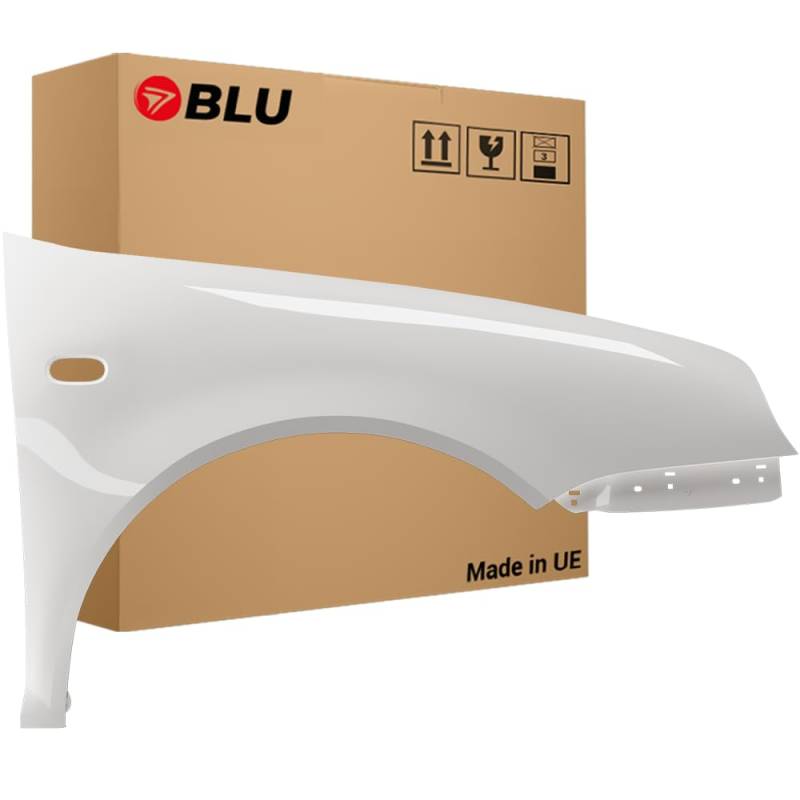BLU Kotflügel Passend für Volkswagen Golf IV 4 LB9A Rechts Weiss | 1997-2006 | Vorderseite Vorne | Lackiert | Einbaufertig von BLU