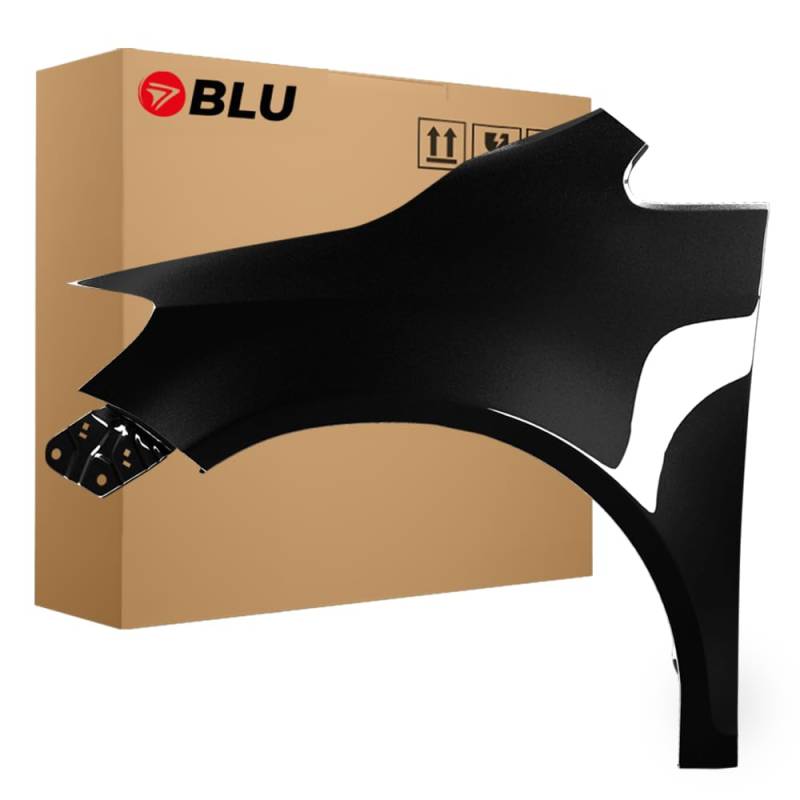 BLU Kotflügel Passend für Volkswagen Golf V+ / Golf 5 PLUS LC9Z Links Schwarz | 2005-2009 | Vorderseite Vorne | Lackiert | Einbaufertig von BLU