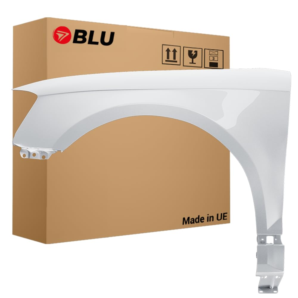 BLU Kotflügel Passend für Audi A3 8P II-generation LIFT LY9C Links Weiß | 2008-2012 | Vorderseite Vorne | Lackiert | Einbaufertig von BLU
