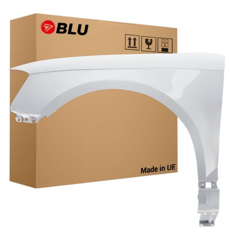 BLU Kotflügel Passend für Audi A3 8P II-generation LIFT LY9C Links Weiß | 2008-2012 | Vorderseite Vorne | Lackiert | Einbaufertig von BLU
