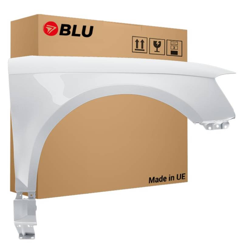 BLU Kotflügel Passend für Audi A3 8P II-generation LIFT LY9C Rechts Weiss | 2008-2012 | Vorderseite Vorne | Lackiert | Einbaufertig von BLU