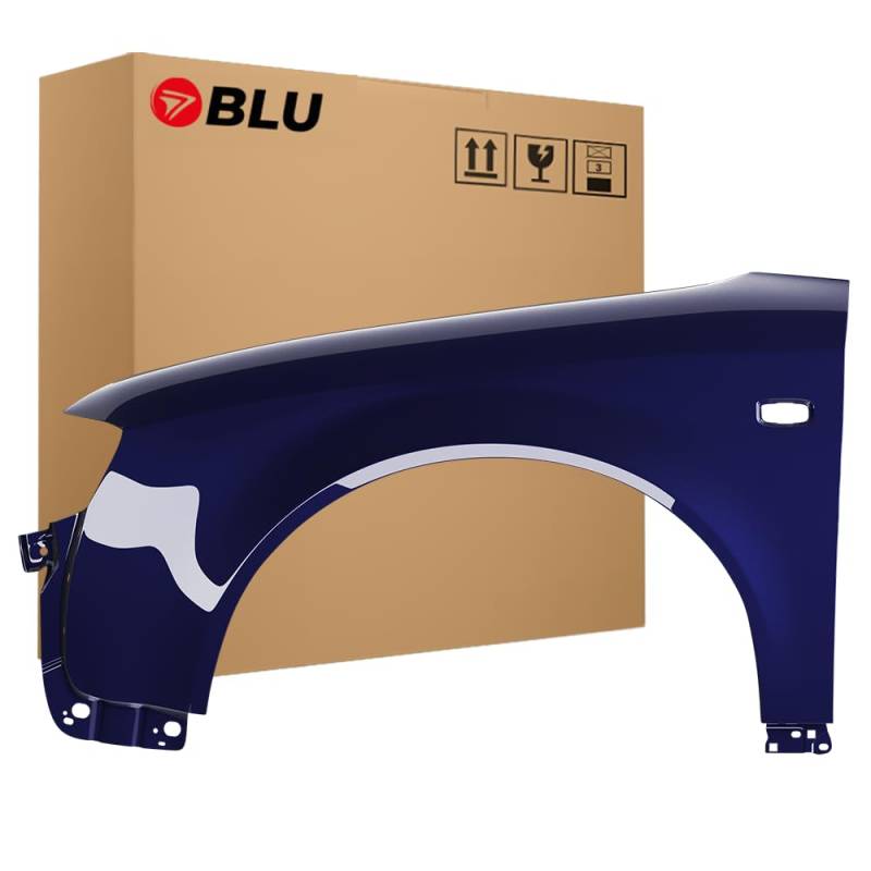 BLU Kotflügel Passend für Audi A4 B6 LZ5L Links Blau | 2000-2004 | Vorderseite Vorne | Lackiert | Einbaufertig von BLU