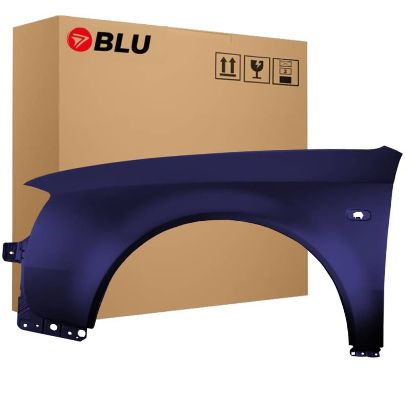 BLU Kotflügel Passend für Audi A6 C5 LZ5L Links Blau | 1997-2001 | Vorderseite Vorne | Lackiert | Einbaufertig von BLU