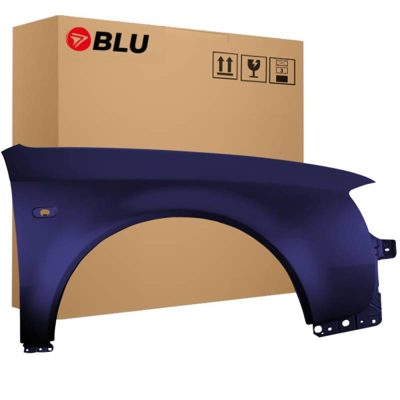BLU Kotflügel Passend für Audi A6 C5 LZ5L Rechts Blau | 1997-2001 | Vorderseite Vorne | Lackiert | Einbaufertig von BLU