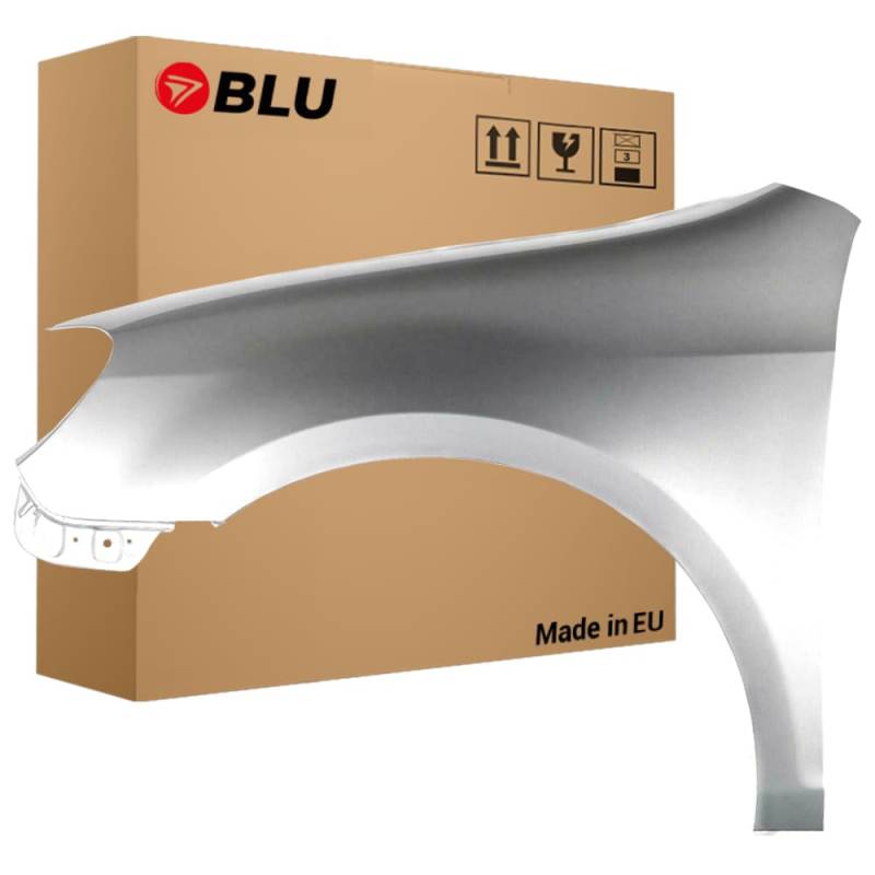 BLU Kotflügel Passend für Volkswagen GOLF VI 6 SCHRÄGHECK LA7W Links Silber | 2008-2016 | Vorderseite Vorne | Lackiert | Einbaufertig von BLU