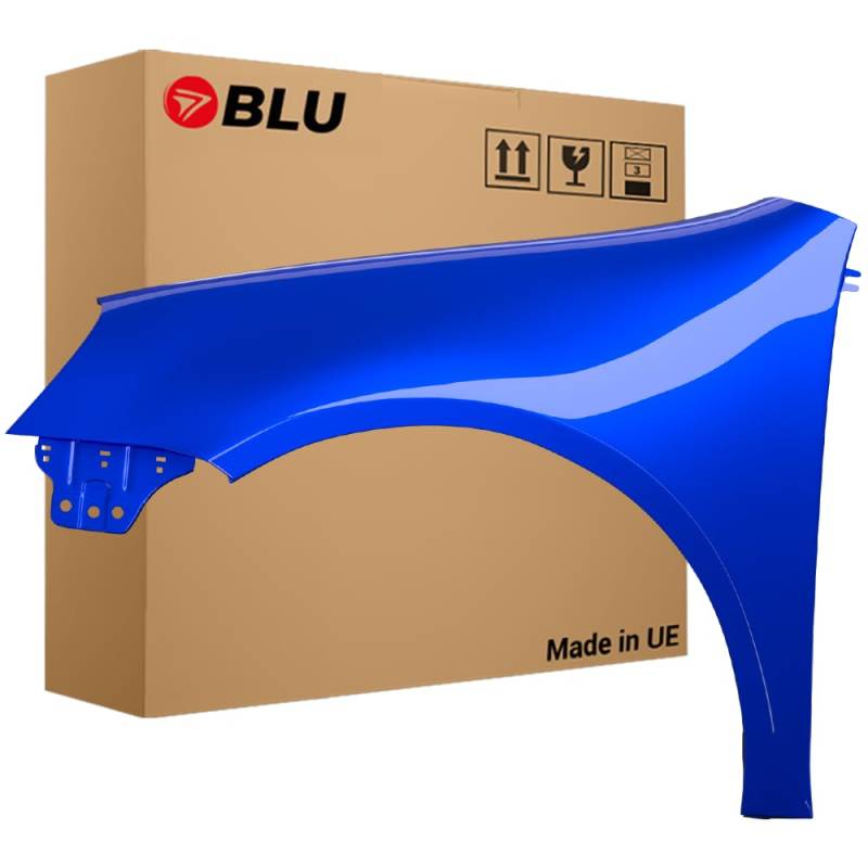 BLU Kotflügel Passend für Volkswagen Golf 5 V Schrägheck LC5J Links Blau | 2003-2009 | Vorderseite Vorne | Lackiert | Einbaufertig von BLU