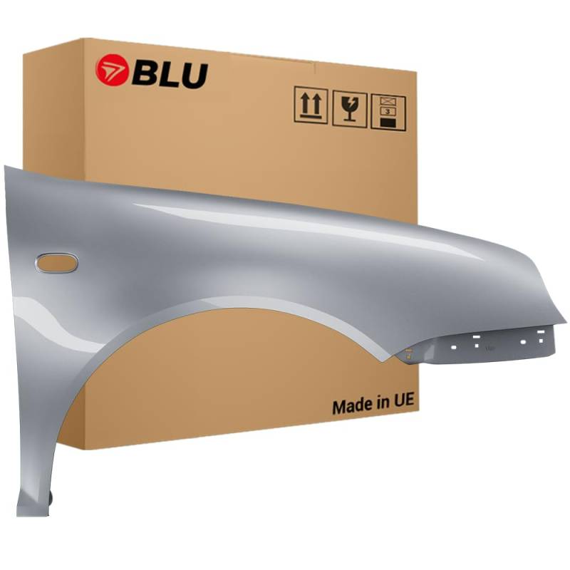 BLU Kotflügel Passend für Volkswagen Golf IV 4 LA7W Rechts Silber | 1997-2006 | Vorderseite Vorne | Lackiert | Einbaufertig von BLU