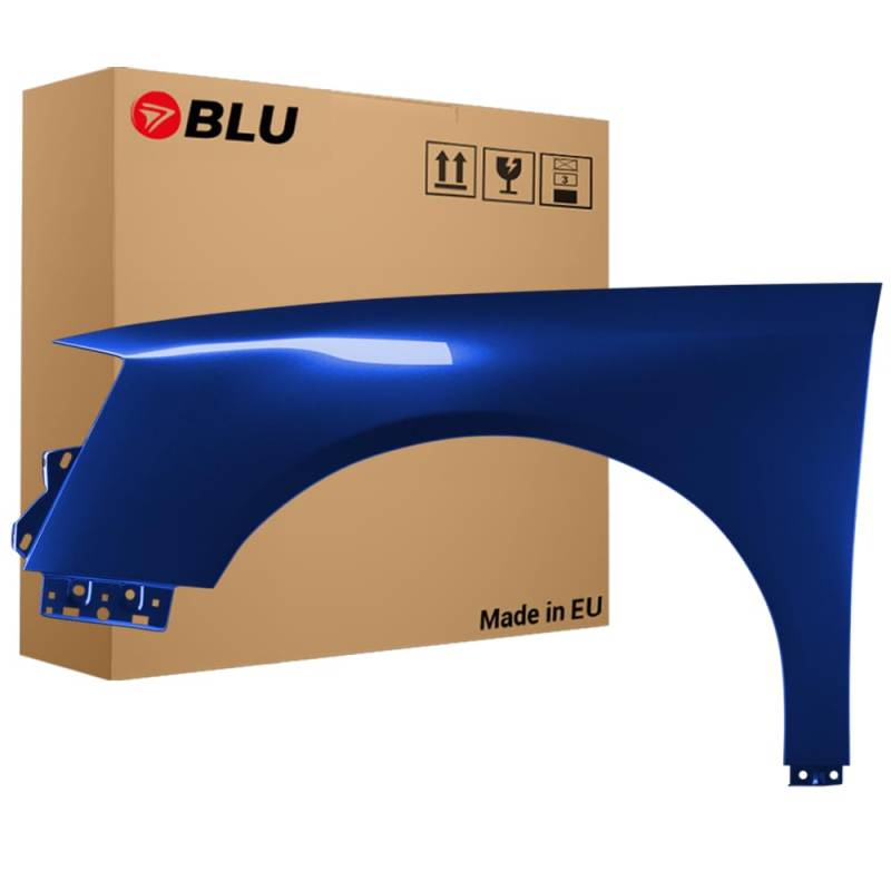 BLU Kotflügel Passend für Volkswagen Passat B6 LD5Q Links Blau | 2005-2010 | Vorderseite Vorne | Lackiert | Einbaufertig von BLU