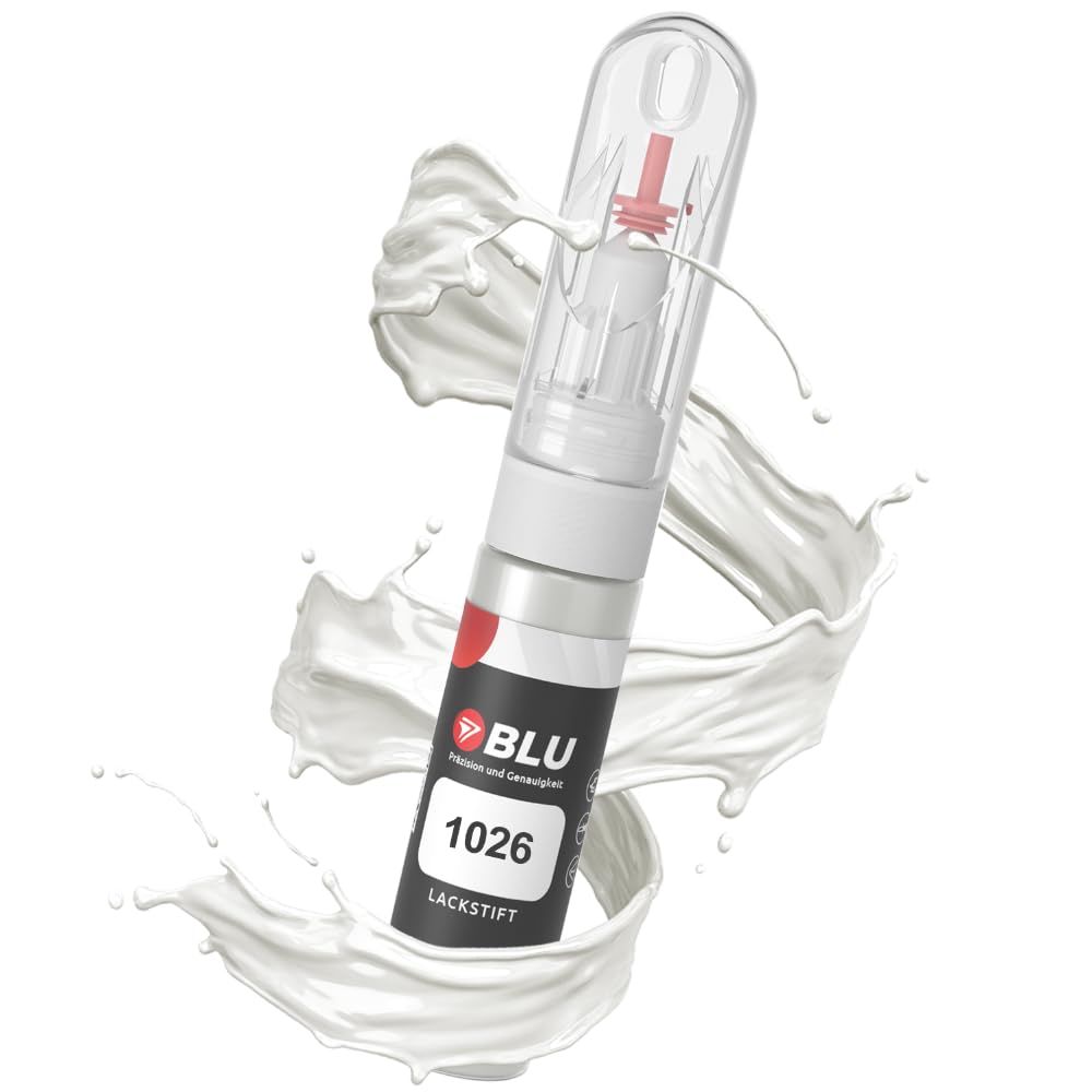 BLU Lackstift Auto kompatibel für Skoda 1026 Weiss CANDYWEISS | Auto Lack Reparatur 2in1 Ausbesserungslack Pinsel + Nadel BLU Lackstift Auto kompatibel für Skoda 1026 Weiss CANDYWEISS | Auto Lack Reparatur 2in1 Ausbesserungslack Pinsel + Nadel von BLU